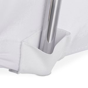 Produktbild für Stuhlhusse Relaxdays elastisch, weiß