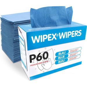 Produktbild für Einwegtücher Wipex Wipers P60, 55506E, blau