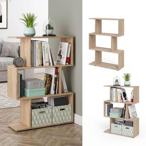 Produktbild für Bücherregal Vicco Levio, sonoma eiche