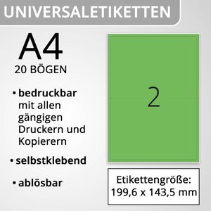 Produktbild für Universaletiketten Herma 4499 Special, grün