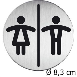 Produktbild für Hinweisschild Durable 4920-23 Picto, Edelstahl