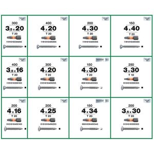 Produktbild für Schraubenset Spax systainer T-Loc Möbelbau