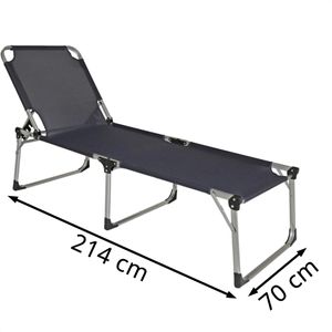 Produktbild für Sonnenliege Garden-Pleasure ABACO, aus Aluminium / Kunststoff