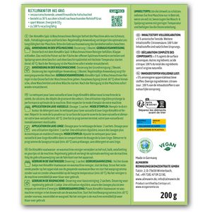 Produktbild für Waschmaschinenreiniger AlmaWin Konzentrat, vegan, Bio