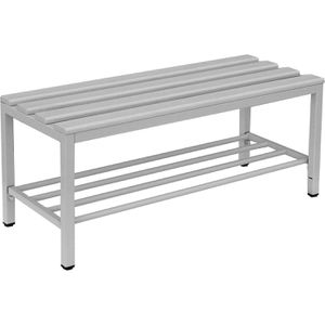 Umkleidebank Lüllmann 801165, Sitzfläche Kunststoff, 150 cm
