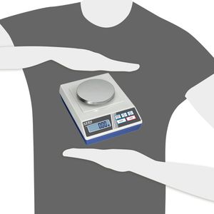 Produktbild für Digitalwaage Kern 440-35A, mit Kalibrierung
