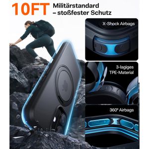 Produktbild für Handyhülle Torras Ostand Pro Series, MagSafe, schwarz