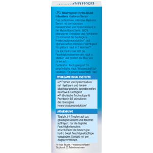 Produktbild für Serum Neutrogena Hydro Boost Intensives Hyaluron, für Gesicht