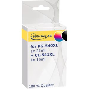 Produktbild für Tinte Böttcher-AG für Canon PG-540XL + CL-541XL