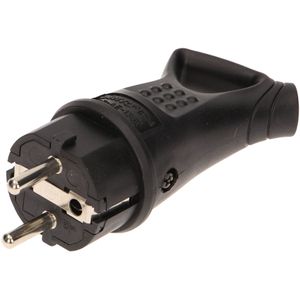 Produktbild für Schutzkontaktstecker Orno 60410, schwarz
