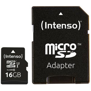 Produktbild für Micro-SD-Karte Intenso Professional 3433470, 16GB