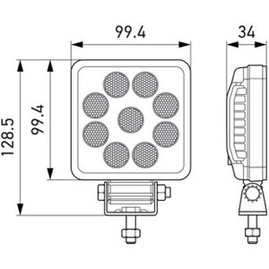 Produktbild für Zusatzscheinwerfer Hella ValueFit PS1000, 12 V / 24 V, LED
