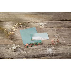 Produktbild für Weihnachtsbriefpapier Sigel DP642, Green Christmas