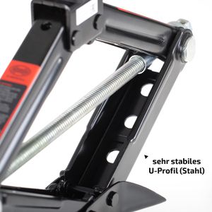 Produktbild für Scherenwagenheber Heyner 347150, mit Kurbel