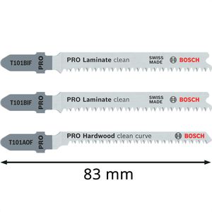 Produktbild für Stichsägeblätter Bosch PRO Laminate, 2608636429