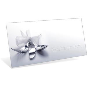 Produktbild für Gutscheinkarte notizblock24 Dinner, 19 x 9cm