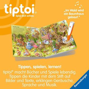 Produktbild für Spielbuch tiptoi 49259, Die große Wimmelreise der Tiere