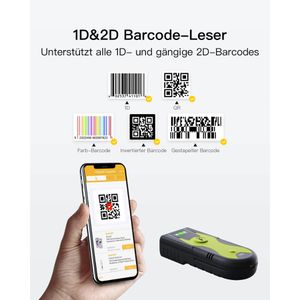 Produktbild für Barcode-Scanner Inateck BCST-42, kabellos