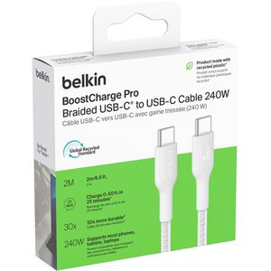 Produktbild für Ladekabel Belkin BoostCharge Pro, weiß, 2m