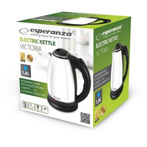 Produktbild für Wasserkocher esperanza EKK113W, weiß