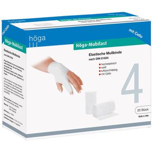 Mullbinden Höga Mubilast mit Cello, 4 cm x 4 m