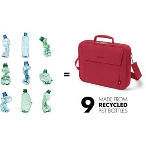 Produktbild für Laptoptasche Dicota Eco Multi Base, rot