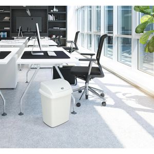 Produktbild für Mülleimer TipTop-Office weiß