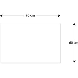 Produktbild für Whiteboard ALLboards MetalBoards, Classic White