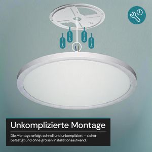 Produktbild für LED-Panel Luxula LX300217, weiß, Ø 50 cm