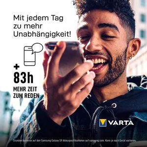 Produktbild für Powerbank Varta Wireless 57908, 15000mAh