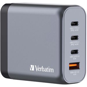 USB-Ladegerät Verbatim GNC-140, GaN, 140 Watt