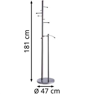 Produktbild für Garderobenständer Alco 2814, silber
