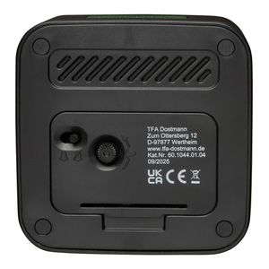 Produktbild für Wecker TFA 60.1044.01.04 schwarz, analog