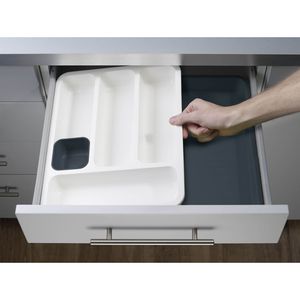 Produktbild für Besteckkasten JosephJoseph Drawer Store, grau, aus Kunststoff