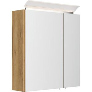 Spiegelschrank Posseik eiche gold