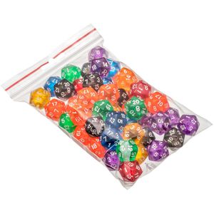 Produktbild für Würfel Philos 7560, transparent, bunt