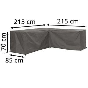 Produktbild für Gartenmöbel-Abdeckung barths 61000044, hellgrau