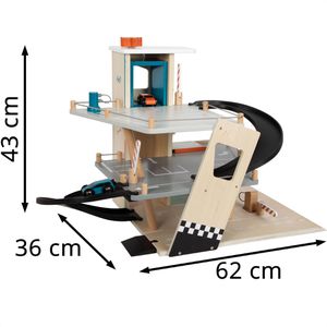 Produktbild für Parkgarage small-foot 12357 Parkhaus Rallye, aus Holz