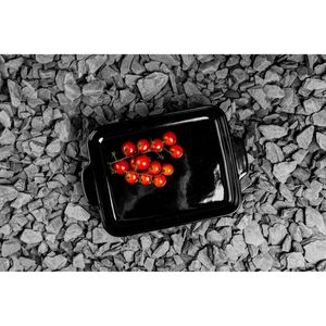 Produktbild für Auflaufform Lurch Terra Nova S 00230520 schwarz/creme, Keramik