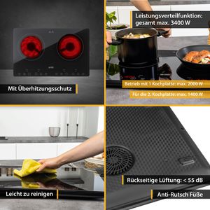 Produktbild für Kochplatte TZS-First-Austria Slim, FA-5095-3