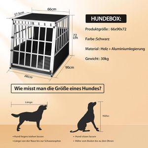 Produktbild für Tiertransportbox CADOCA Gr. L, aus Aluminium