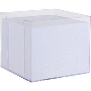 Produktbild für Zettelbox Idena 11184, transparent, 9,6 x 9,6 cm