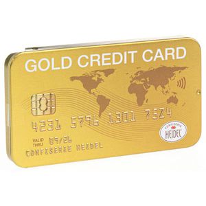 Geschenkset Heidel Gold Kreditkarte