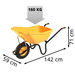 Produktbild für Schubkarre Haemmerlin Pick up 305122205, 110 Liter