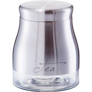 Teedose Zeller 19890 Tea, aus Glas / Edelstahl