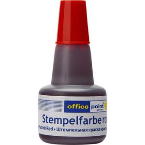 Stempelfarbe Office-Point wasserbasiert, rot