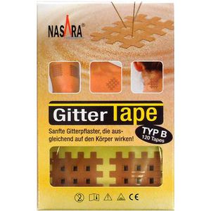 Produktbild für Gittertape Nasara Typ B, 120 Strips