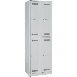 Produktbild für Spind Bisley-Light GL06D2-245, lichtgrau