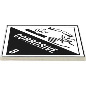 Produktbild für Gefahrgutaufkleber Boxlab Placard, Klasse 8