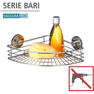 Produktbild für Duschablage Wenko Bari Vacuum-Loc, verchromt